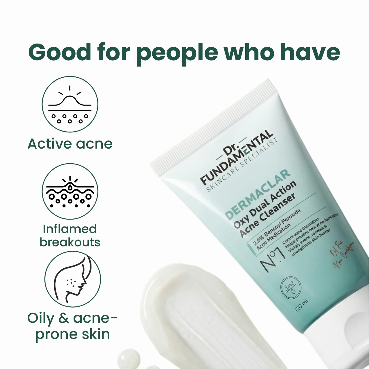 N0.1 Dermaclar Oxy Acne Cleanser - Image 9