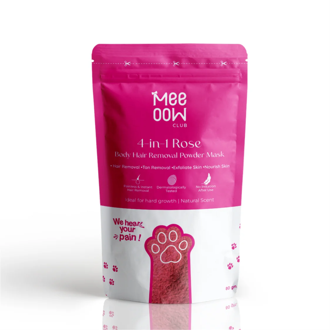 4-in-1 Rose Body Hair Removal Wax Powder Mask - Image 11